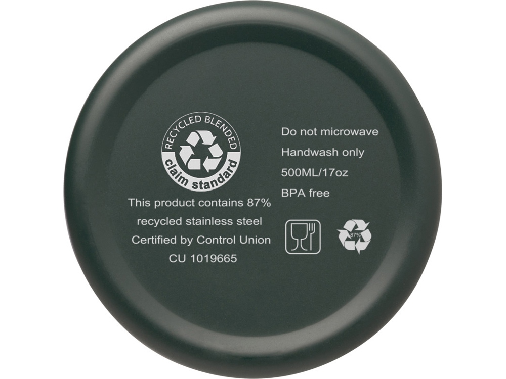 Бутылка с вакуумной изоляцией Vasa объемом 500 мл, зеленый-3