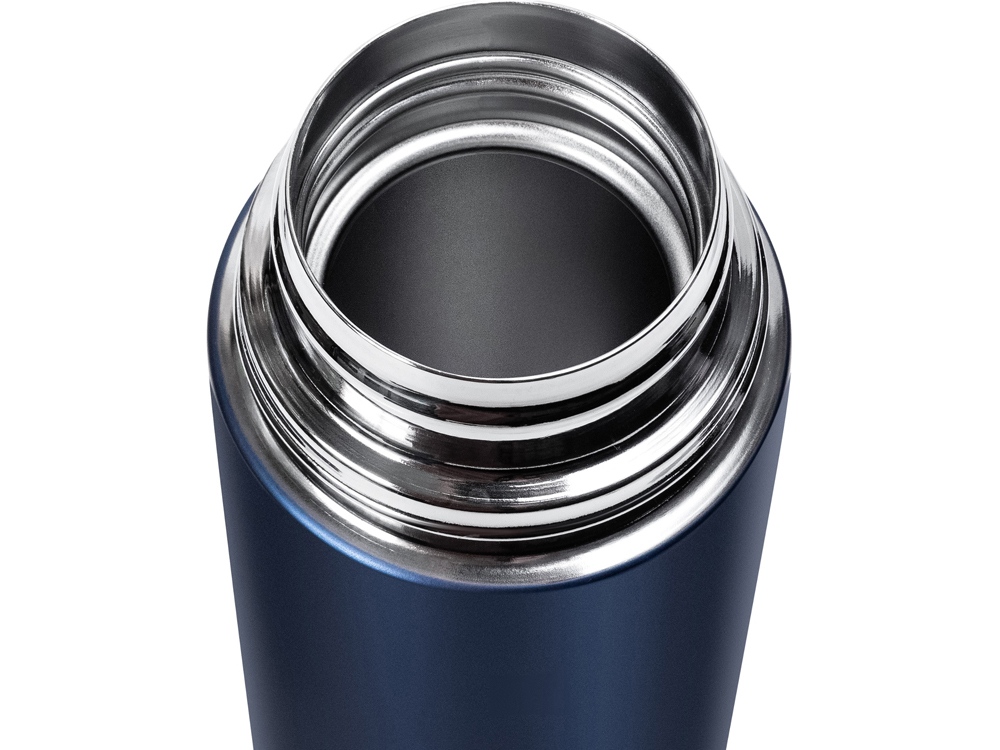Термос Relaxika 101 (0,75 литра), темно-синий (без лого)-4