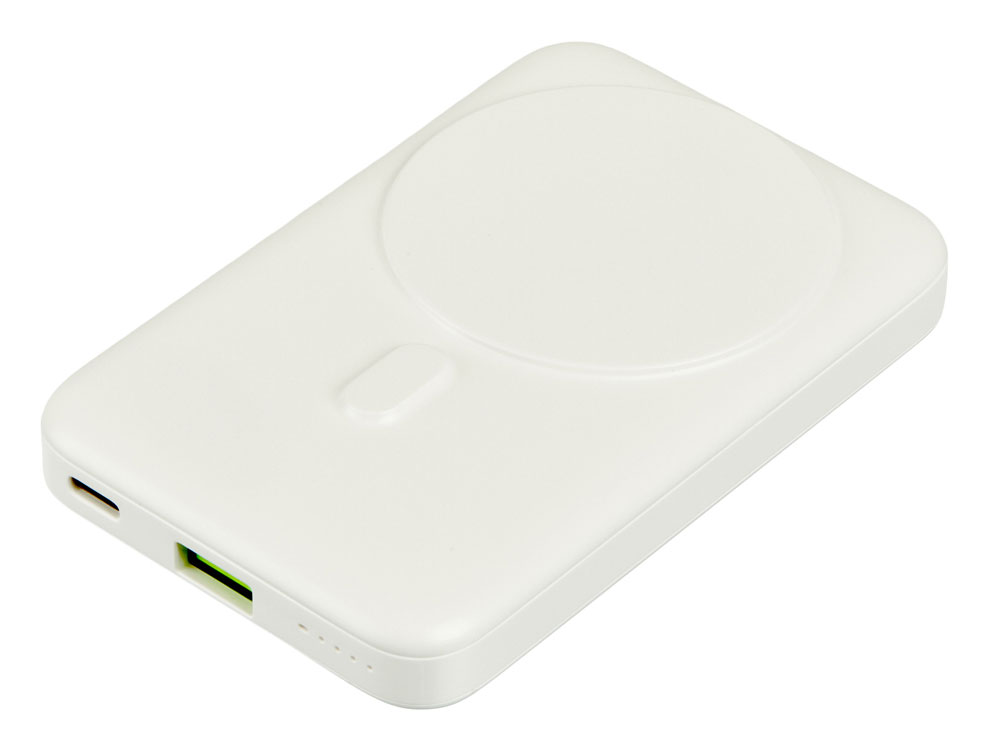 Внешний беспроводной аккумулятор GenerIQ, 10000 мАч, белый-2