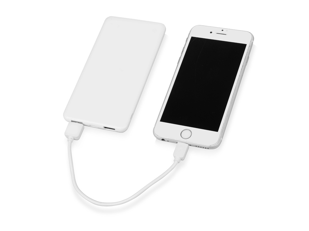 Портативное зарядное устройство Blank с USB Type-C, 5000 mAh, белый-1