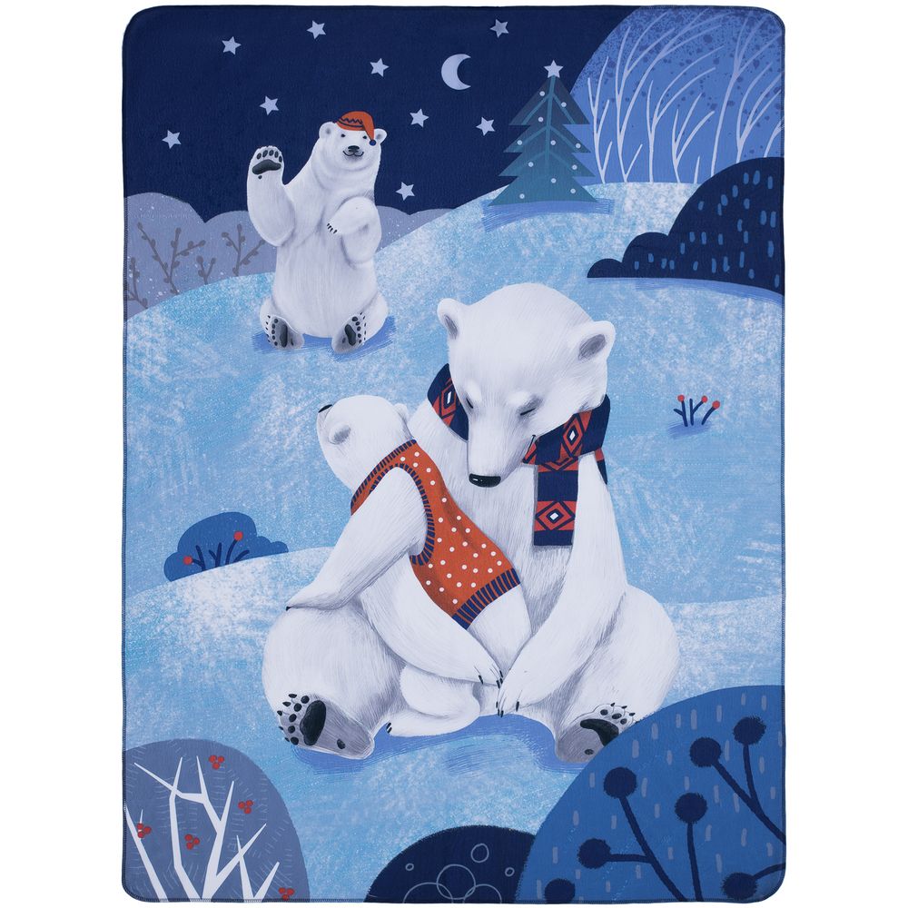 Флисовый плед Wintart Bear-1