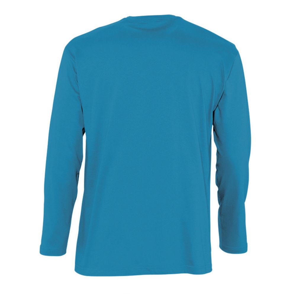 Футболка мужская с длинным рукавом Monarch, голубая-2