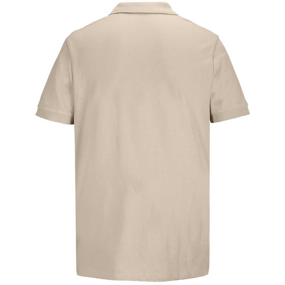 Рубашка поло унисекс Pacific, бежевая (льняная)-1