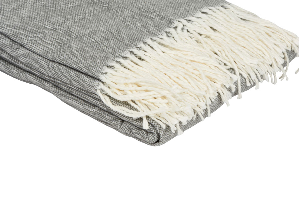 Акриловый плед Dapple 160x210 см, холодный серый-1