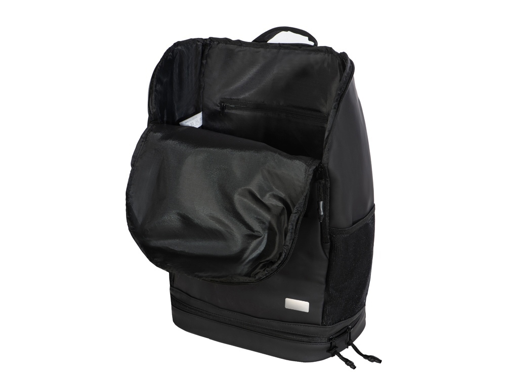 Рюкзак Gym с отделением для обуви, черный (с шильдом)-6