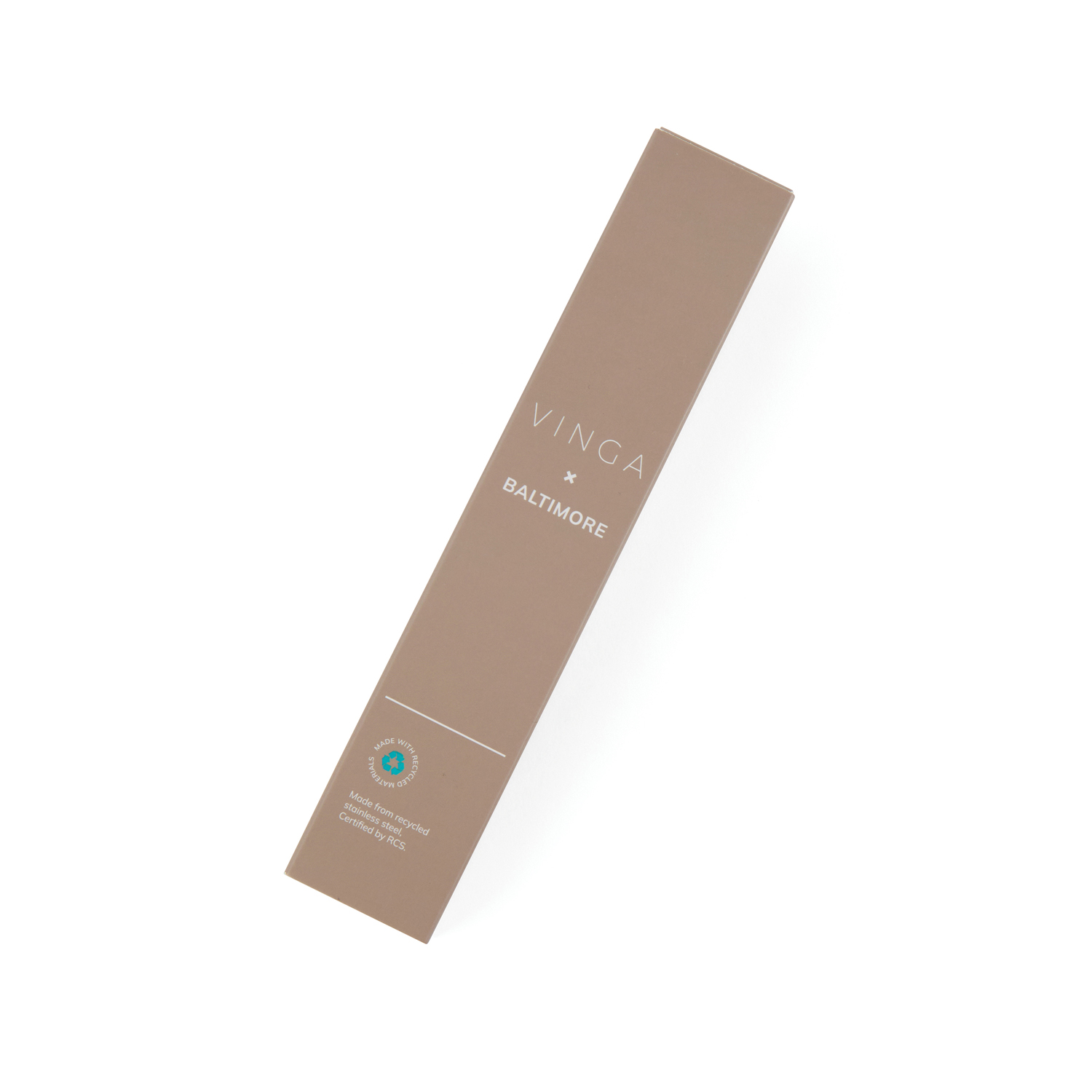 Ручка VINGA Baltimore из переработанной нержавеющей стали RCS-1
