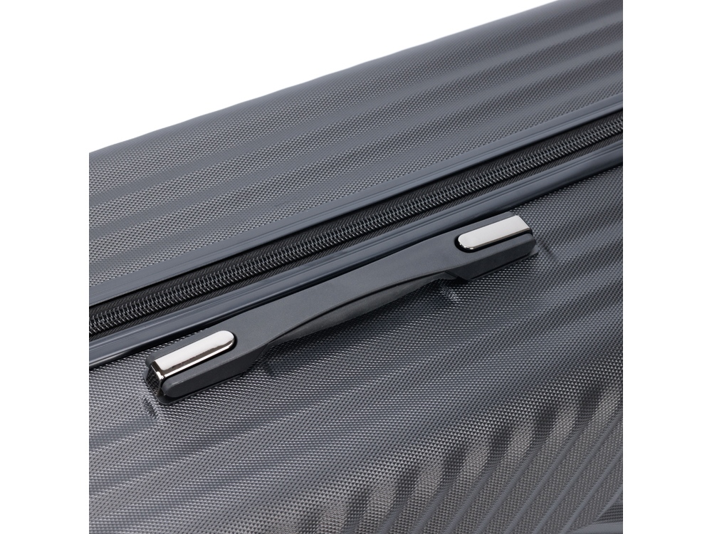 Чемодан TORBER Lama, чёрный, ABS-пластик, 49 х 29,5 х 77 см, 92 л-8