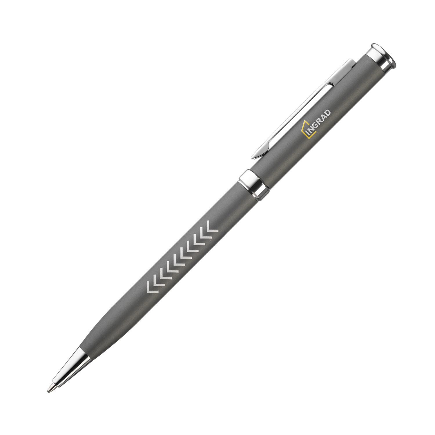 Шариковая ручка Бенуа (Benua), серая-8