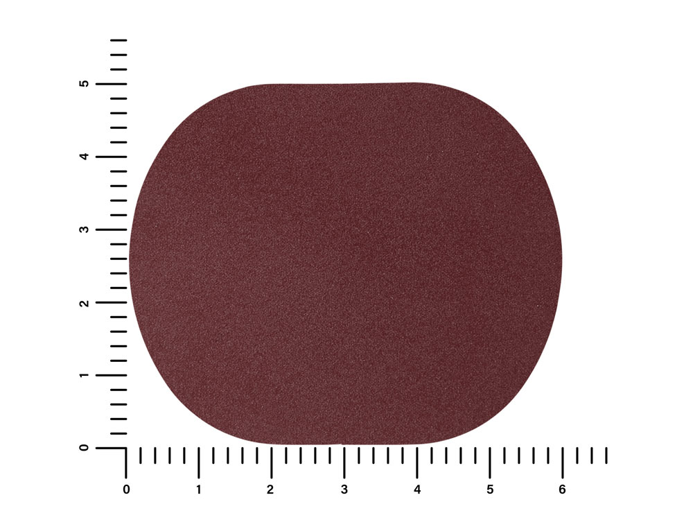 ПАТЧ ОВАЛ nubuk (коричневый ) 6,0 х 5,0 см-1