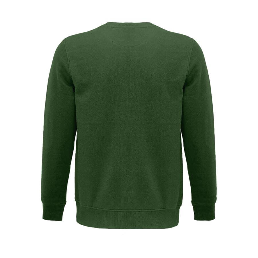 Толстовка свитшот унисекс COMET 280 из органического хлопка, зеленый-4