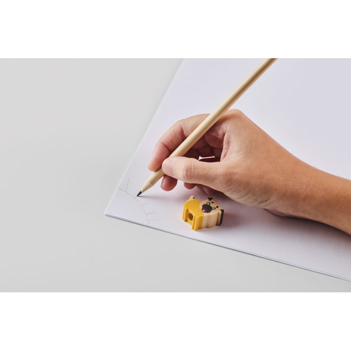 Карандаш с наконечником, древесный-3