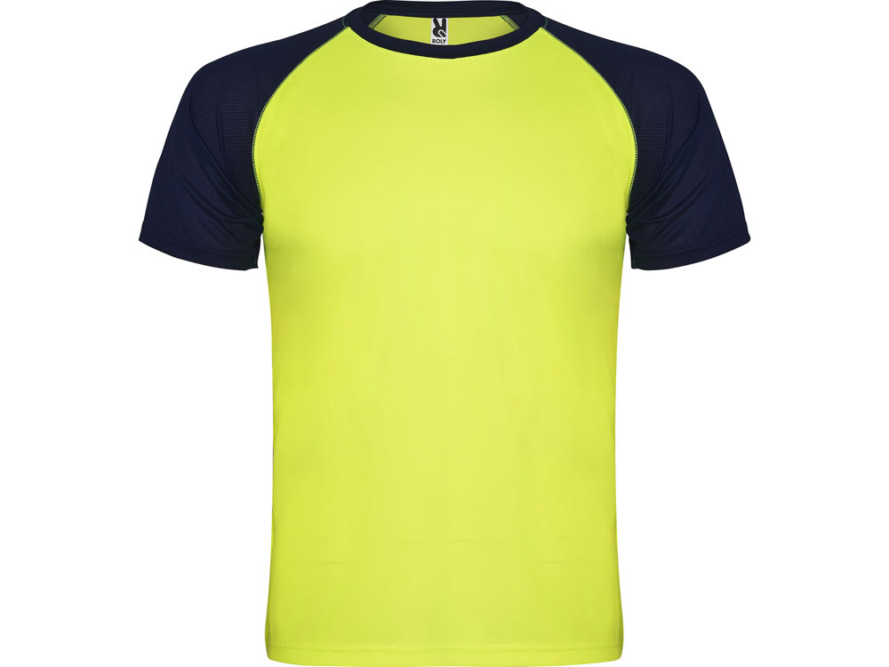 Спортивная футболка Indianapolis мужская, неоновый желтый/нэйви-0