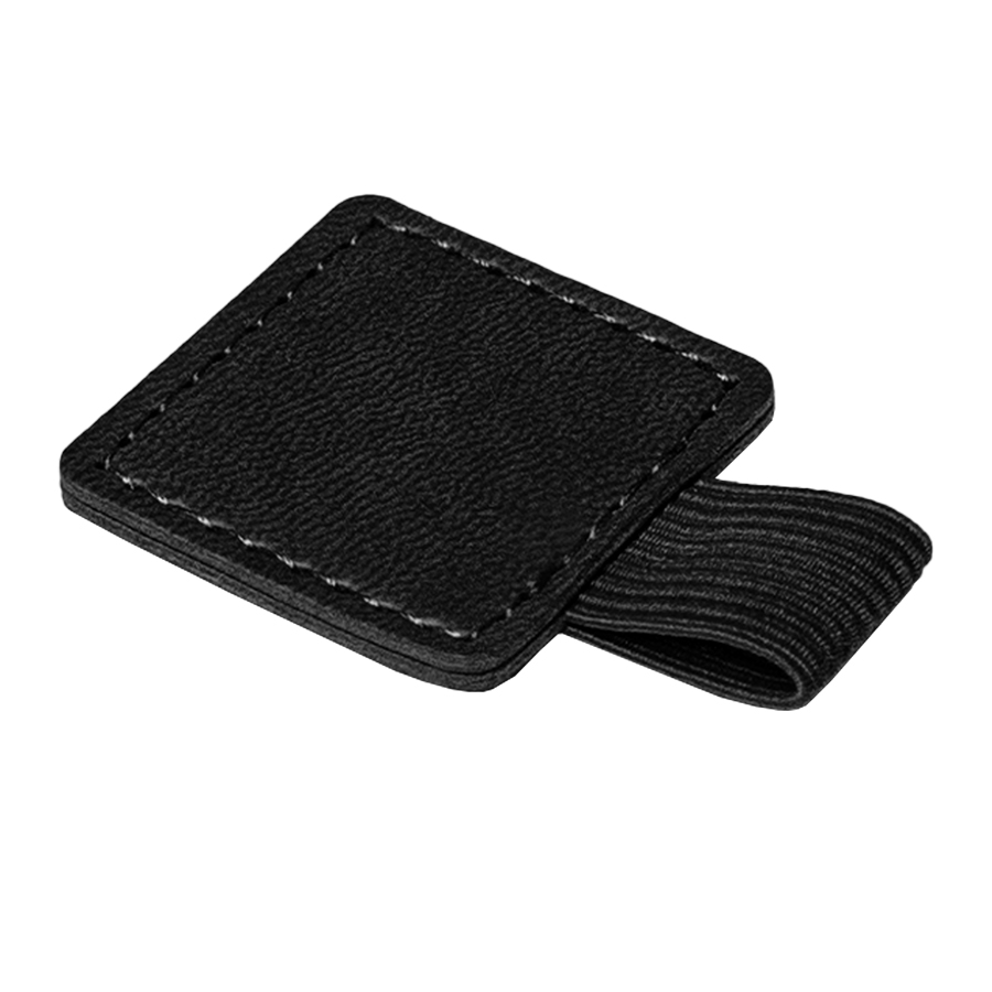 Держатель для ручки, черный, самоклеющийся, PU, черный-1