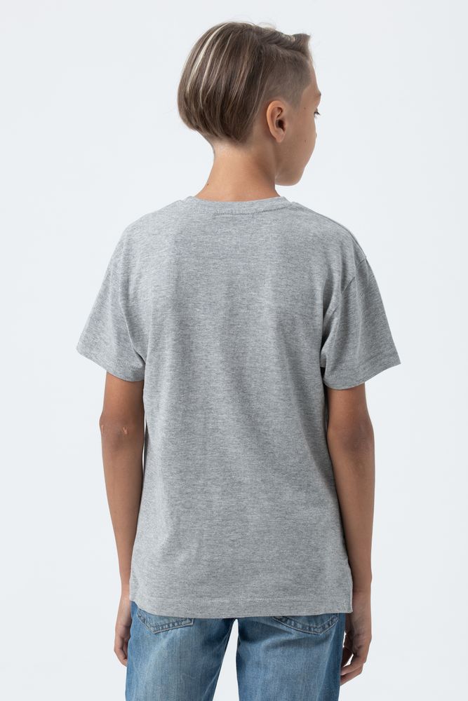 Футболка детская Regent Fit Kids, серый меланж-4