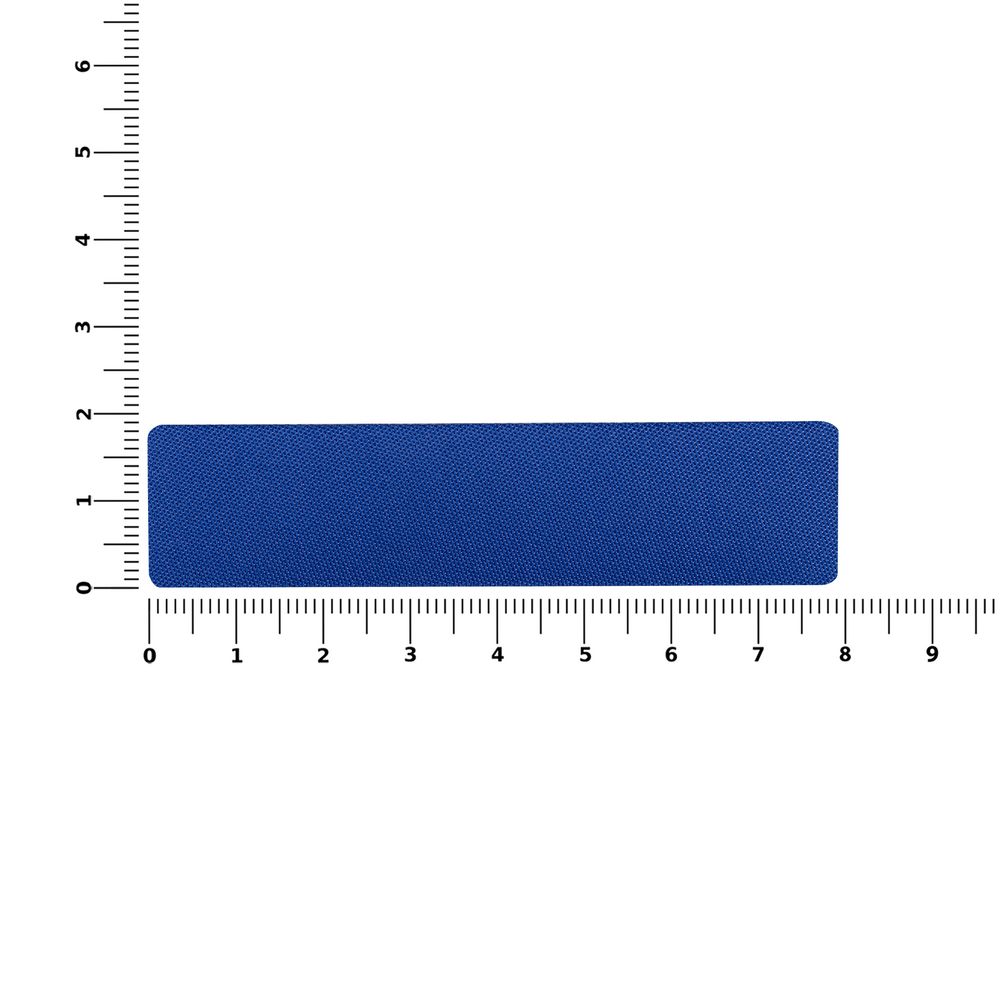 Наклейка тканевая Lunga, S, синяя-1