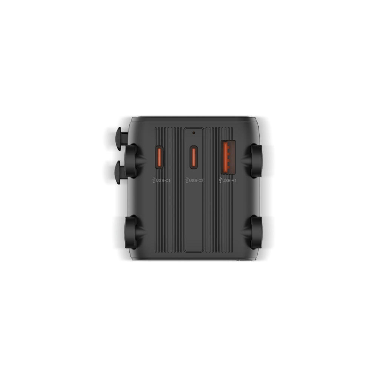 Универсальный адаптер Xoopar Luggie со встроенными вилками типов EU, UK, US и AUS-6