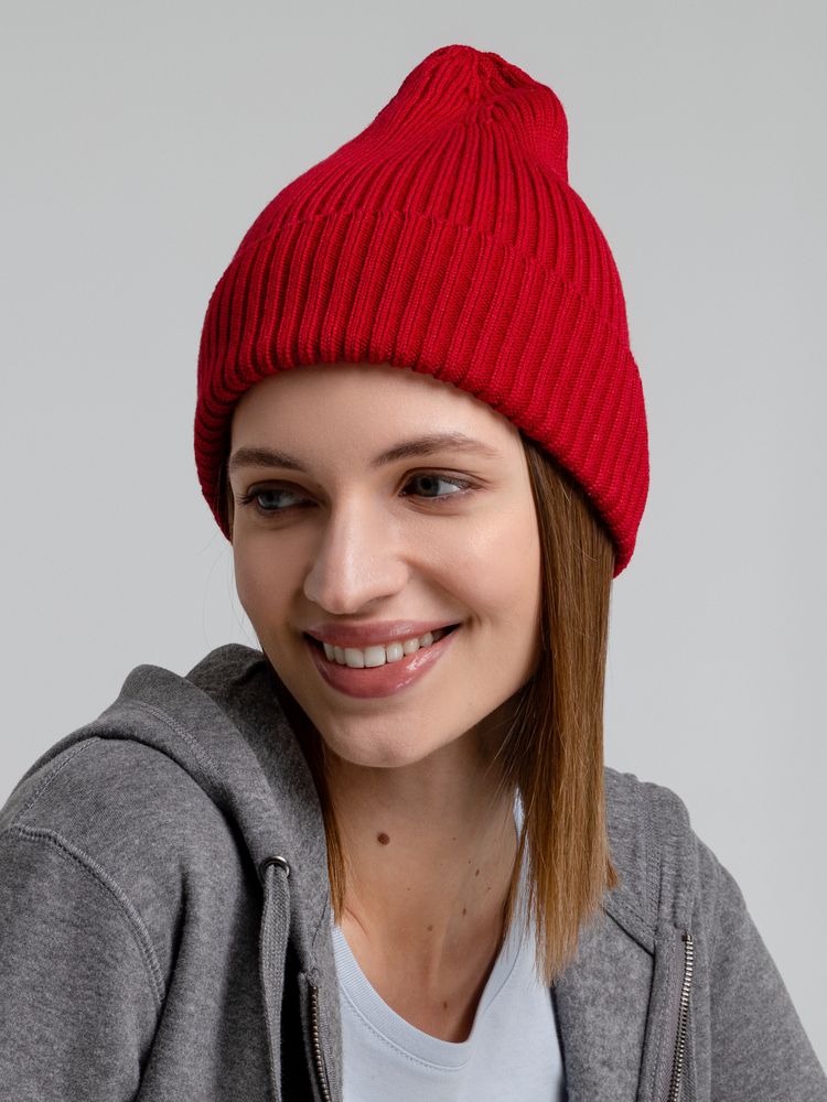 Шапка Stout, красная-3