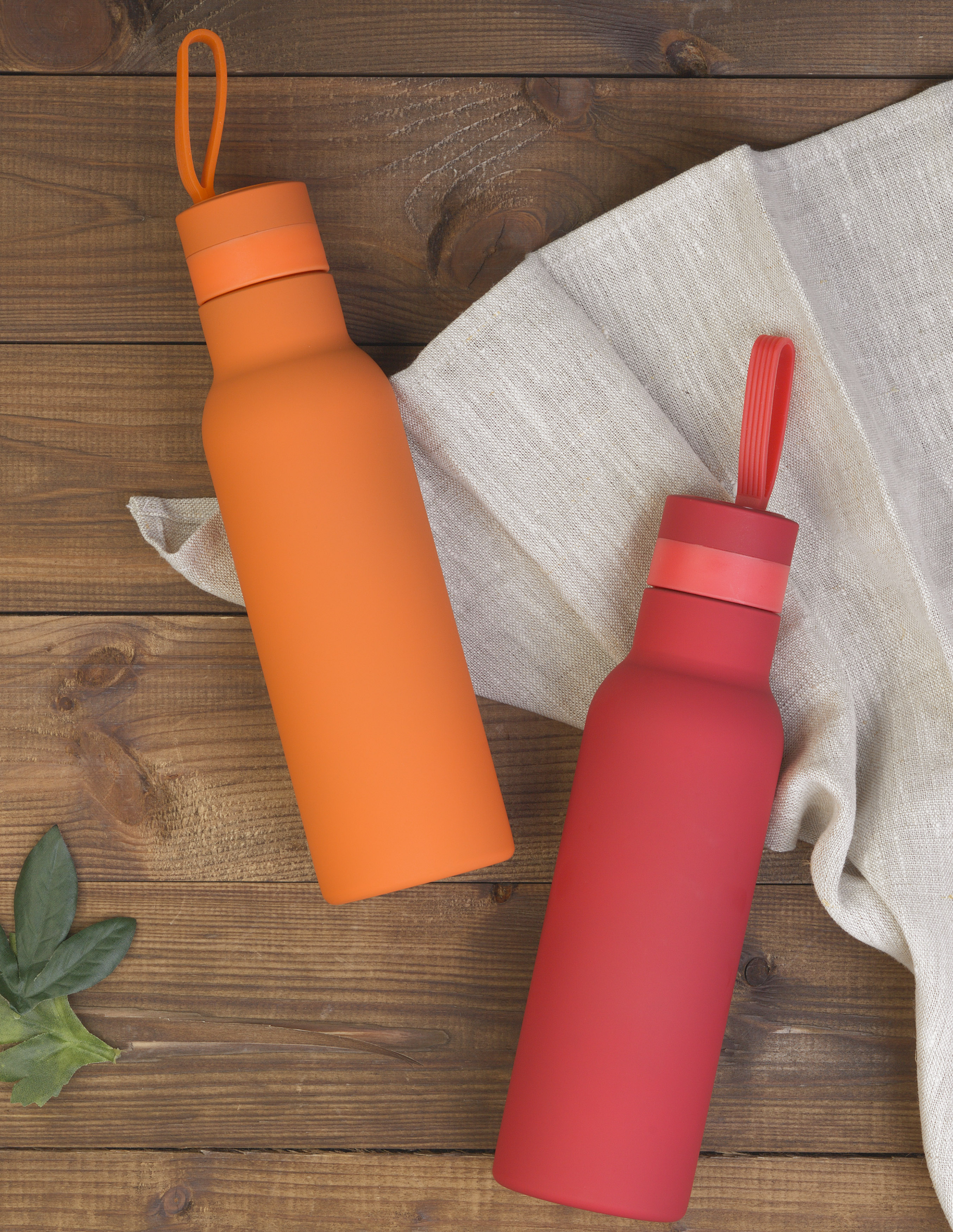 Бутылка для воды "Фитнес" 700 мл, покрытие soft touch-1