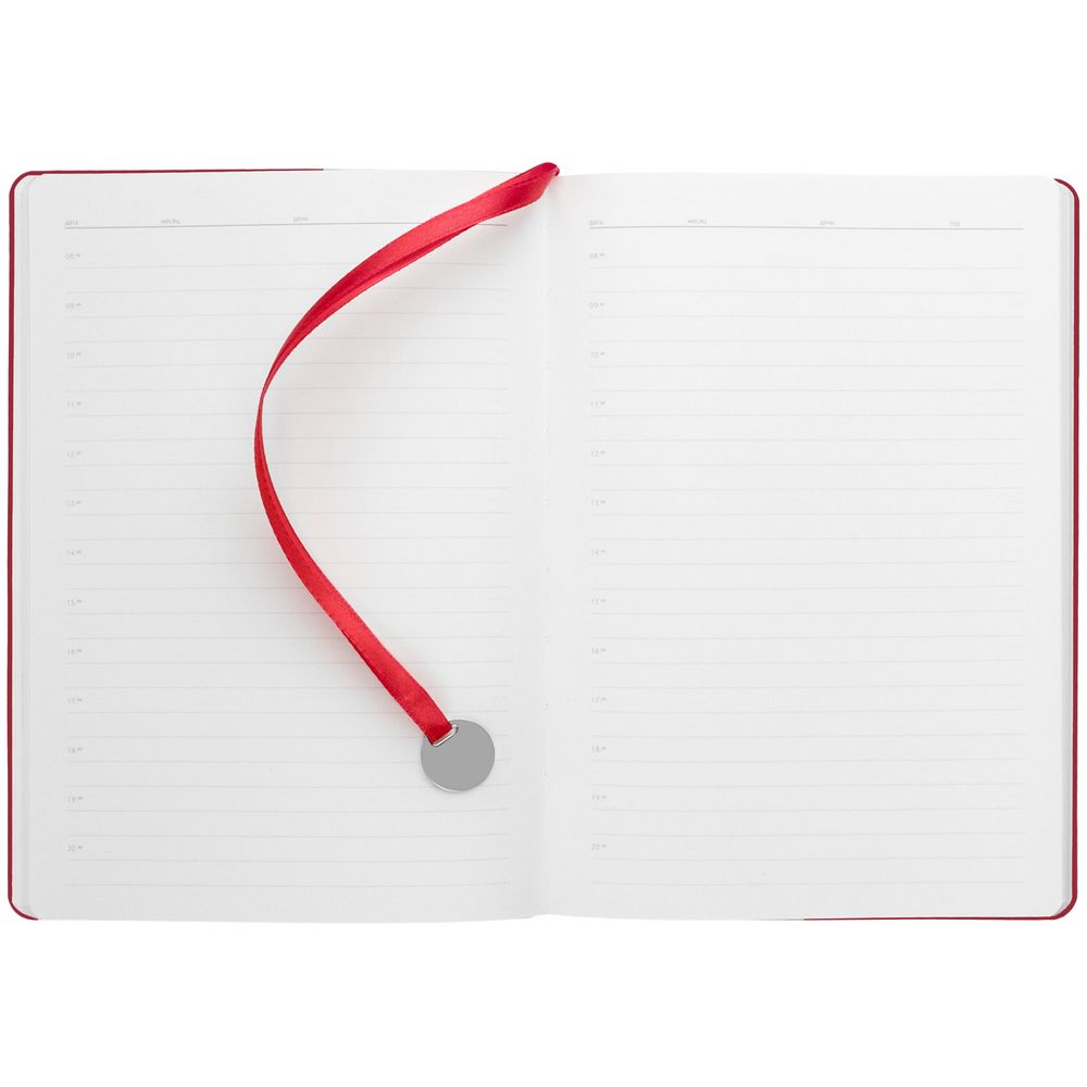 Ежедневник Lafite, недатированный, красный-4