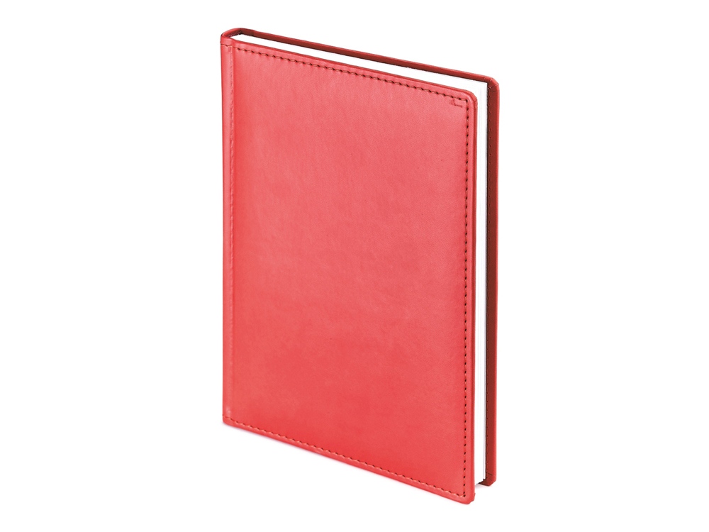 Ежедневник А5 датированный Velvet 2025, красный-0