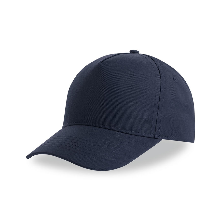 Бейсболка RECY FIVE, 5 клиньев, застежка-липучка, темно-синий-0