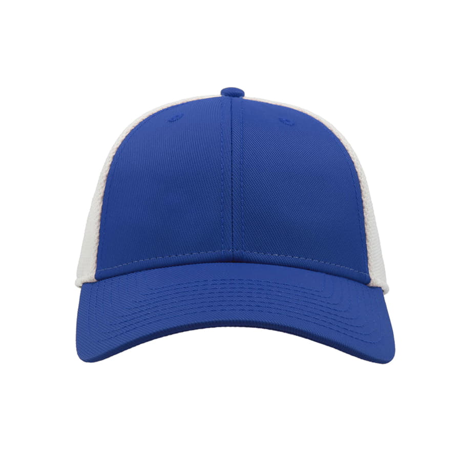Бейсболка СAMPUS, 6 клиньев, застежка на липучке, синий, белый-4