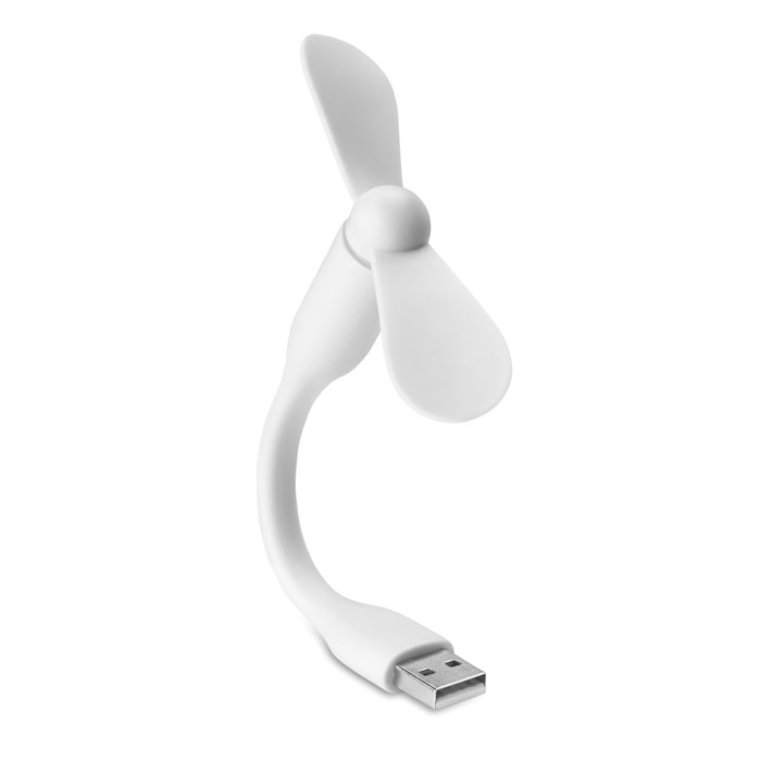 Настольный USB вентилятор, белый-0