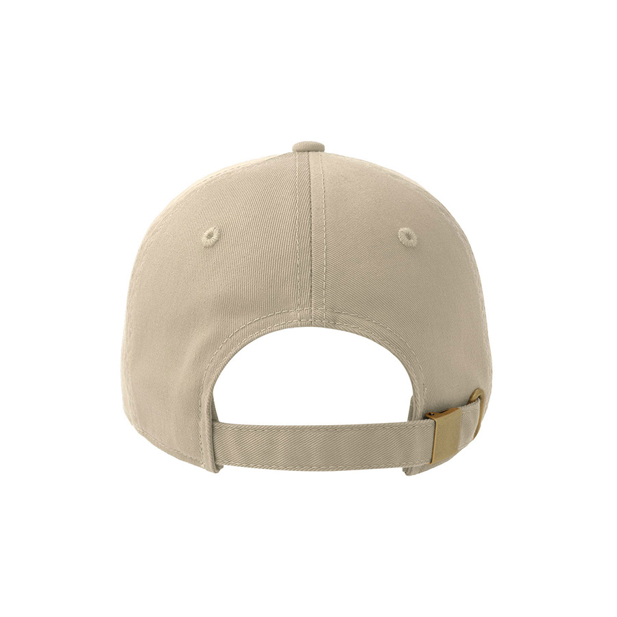 Бейсболка DAD HAT-S, 6 клиньев, металлическая застежка, песочный-3