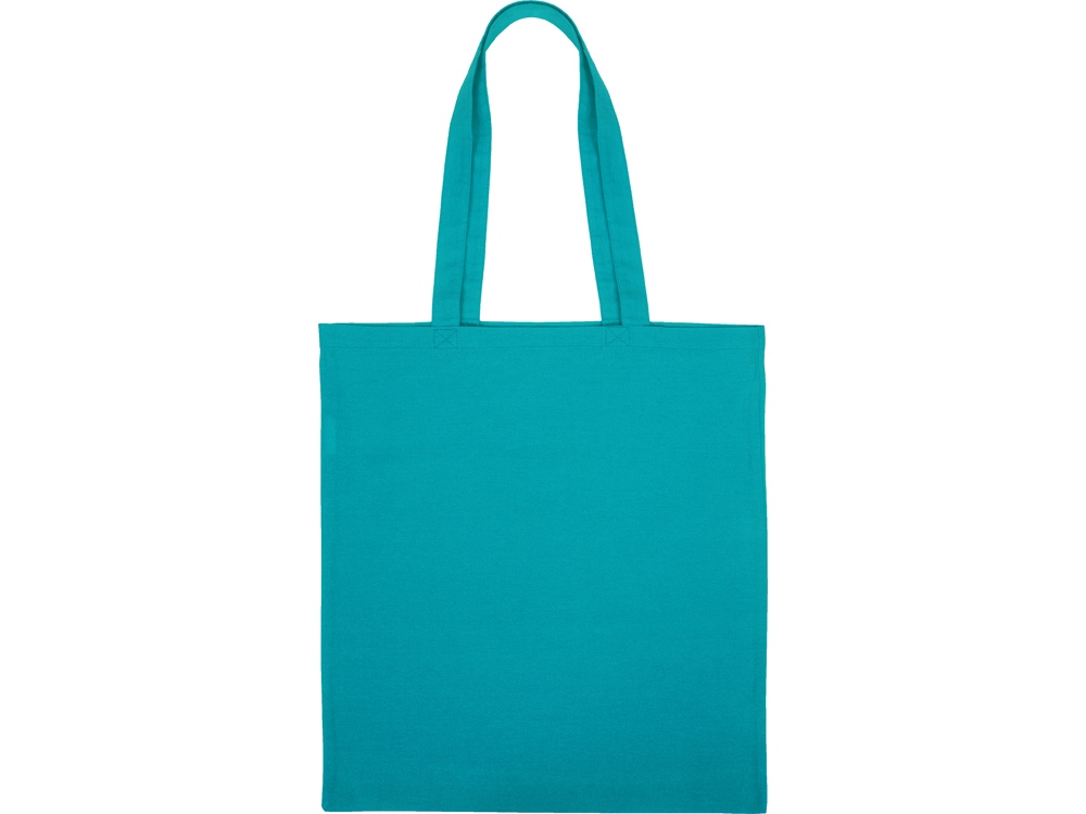 Сумка для шопинга Carryme 140 хлопковая, 140 г/м2, бирюзовый 320C NEW-3