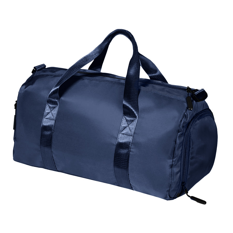 Сумка спортивная "Gym" т.синяя; 45х21х20 см; полиэстер, темно-синий-4
