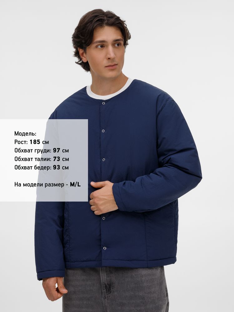 Куртка унисекс Veter, темно-синяя-5