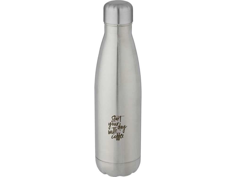 Бутылка Cove из переработанной нержавеющей стали, с вакуумной изоляцией, 500мл - Серебристый-5