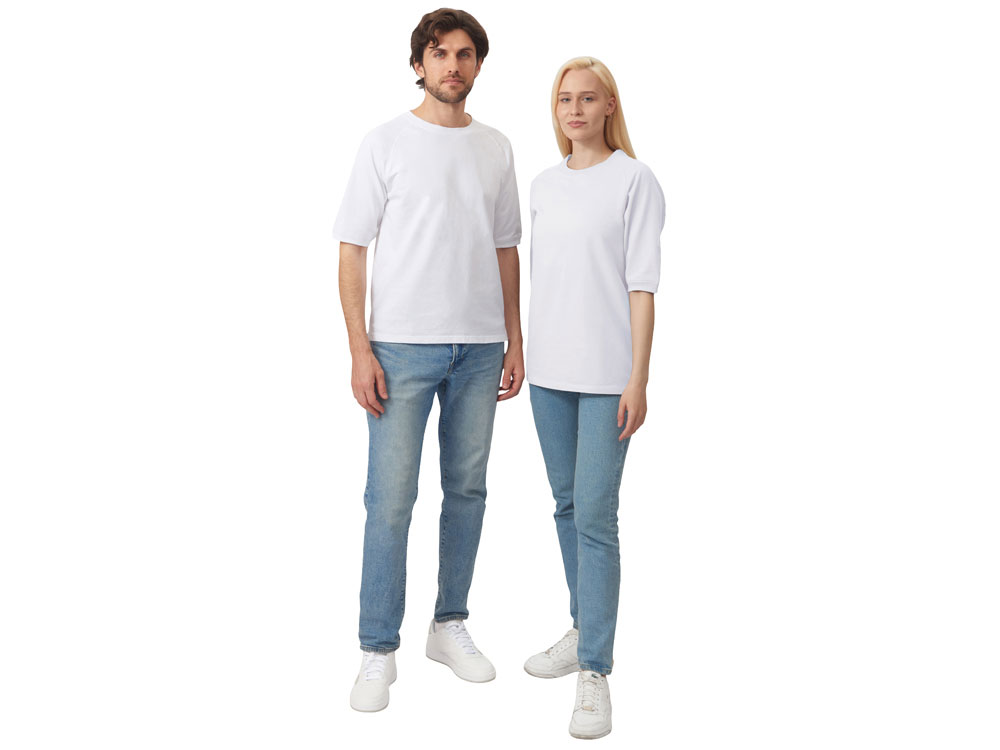 Футболка c рукавом реглан Warsaw, белый-7