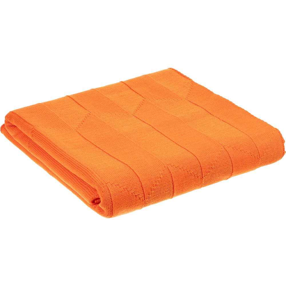 Плед Rombus, оранжевый (апельсин)-2