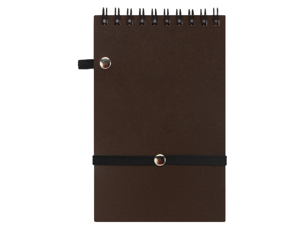 Блокнот B7 Kaffi, темный кофе-3