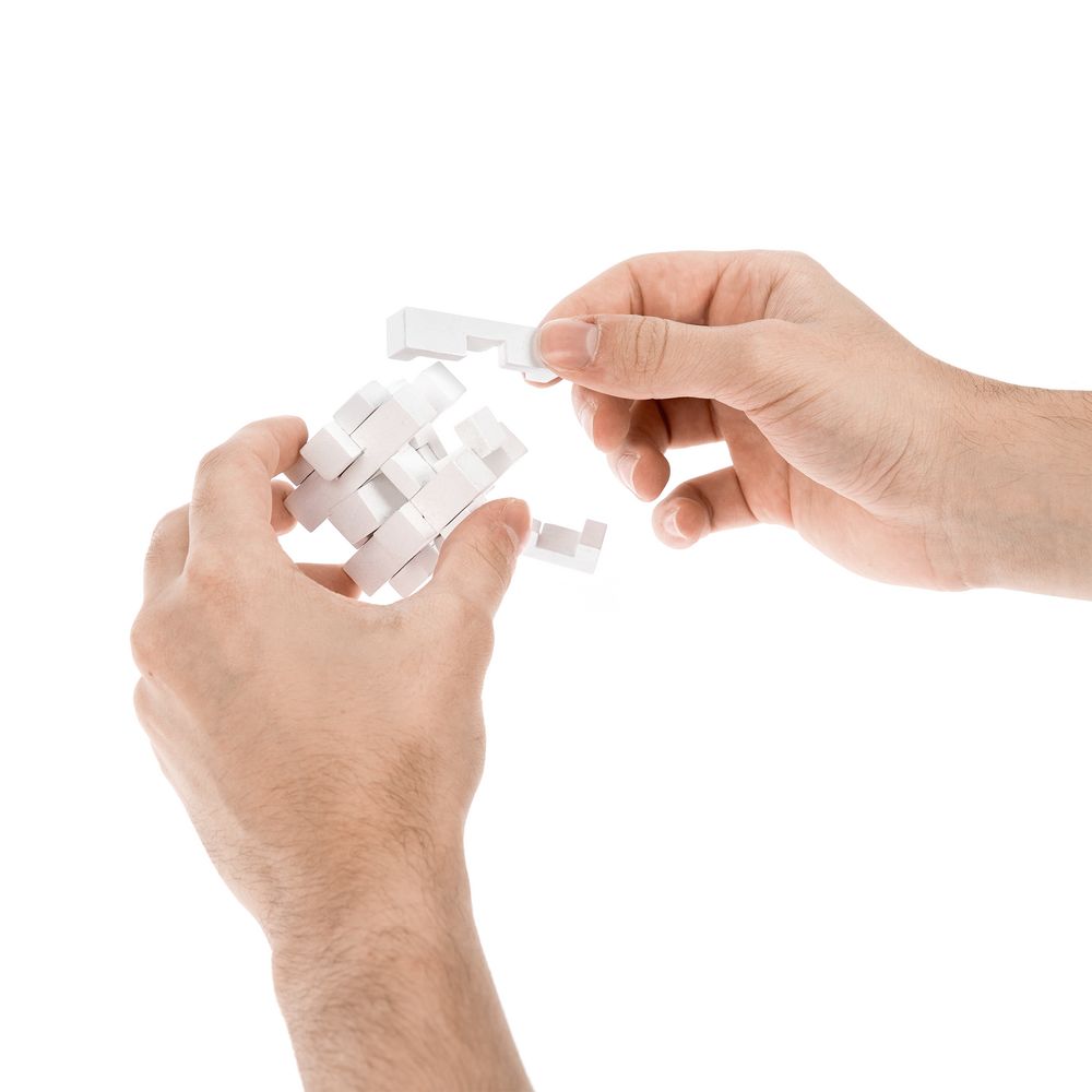 Головоломка Tickler Rack, белая-2