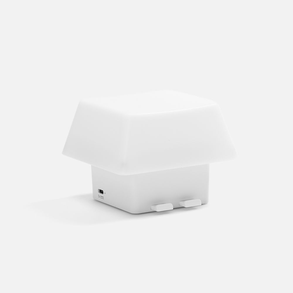 Светильник с подставкой для смартфона Knoppi, белый-1