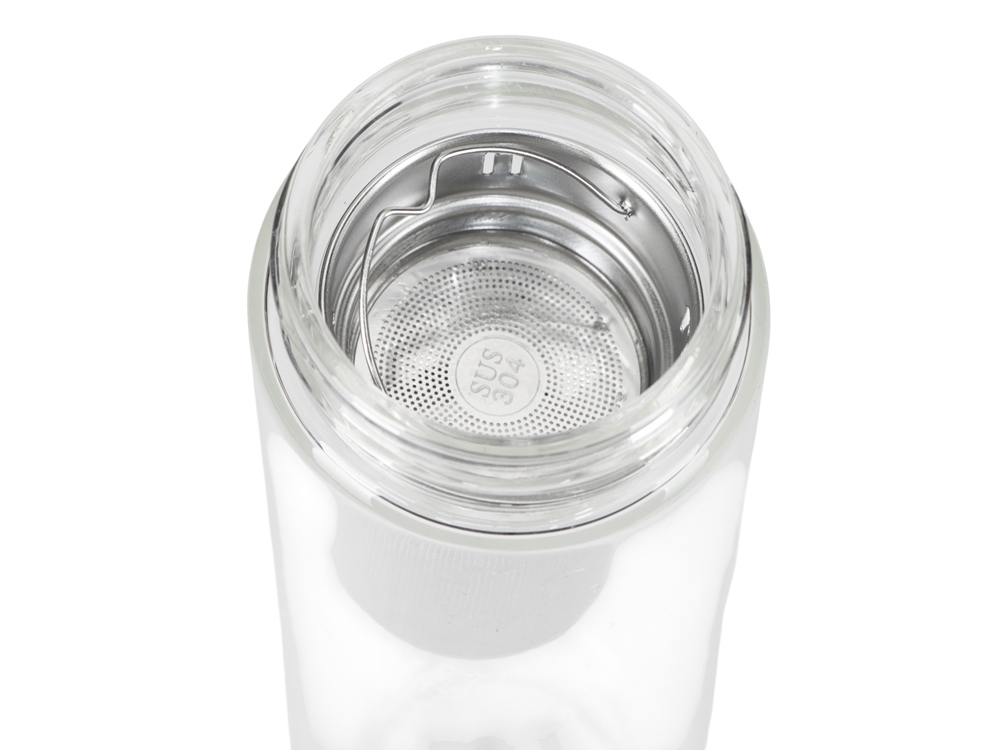 Стеклянный термос с индикатором температуры Tapp, 500 мл, серебристый-2