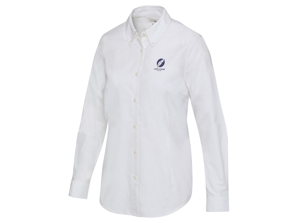 Sphene женская рубашка оксфорд - Белый-4