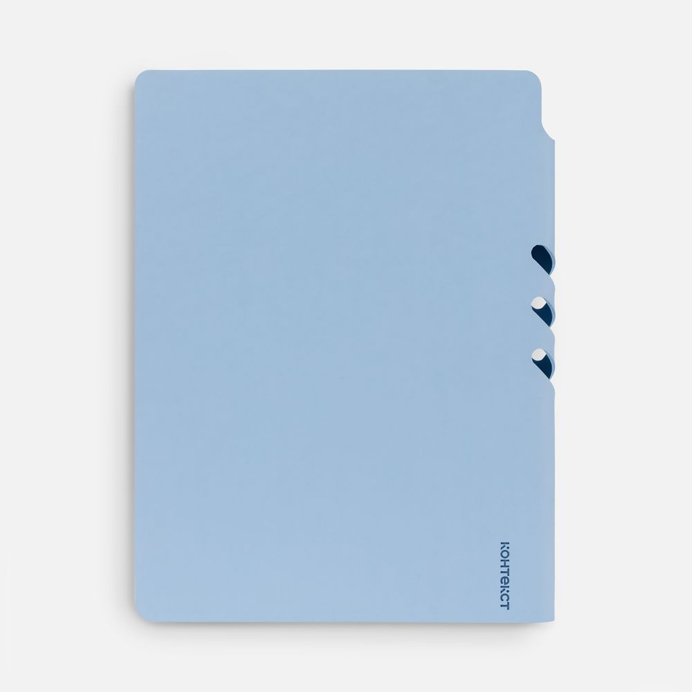 Ежедневник Flexpen Shall, недатированный, голубой-2