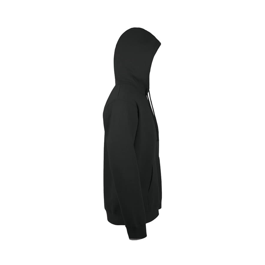 Толстовка унисекс с капюшоном SNAKE 280, черный-2