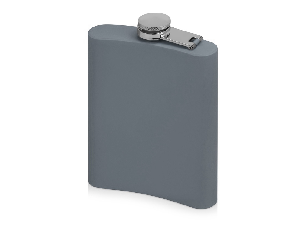 Фляжка 240 мл Remarque soft touch, 304 сталь, серый-2