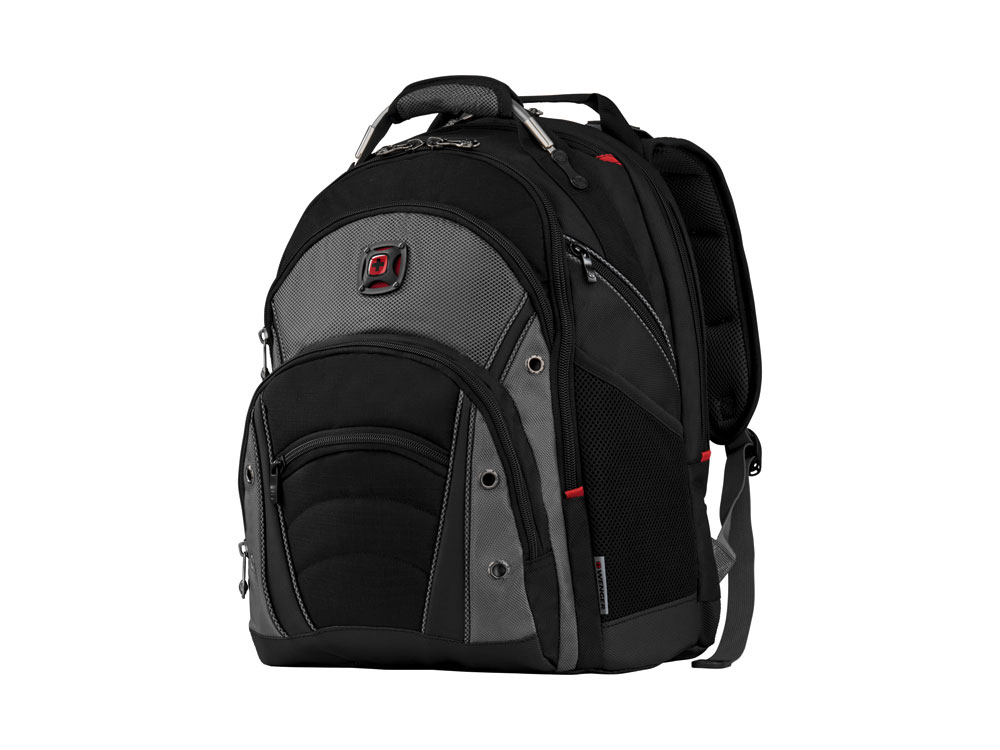 Рюкзак Synergy WENGER 16'', черный/серый, полиэстер/ПВХ, 36 x 26 x 46 см, 26 л-0