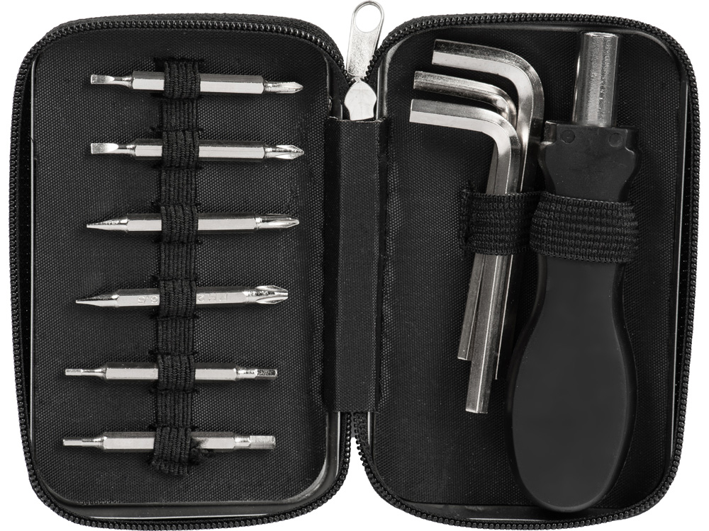 Набор отверток 10-в-1, серебристый-1