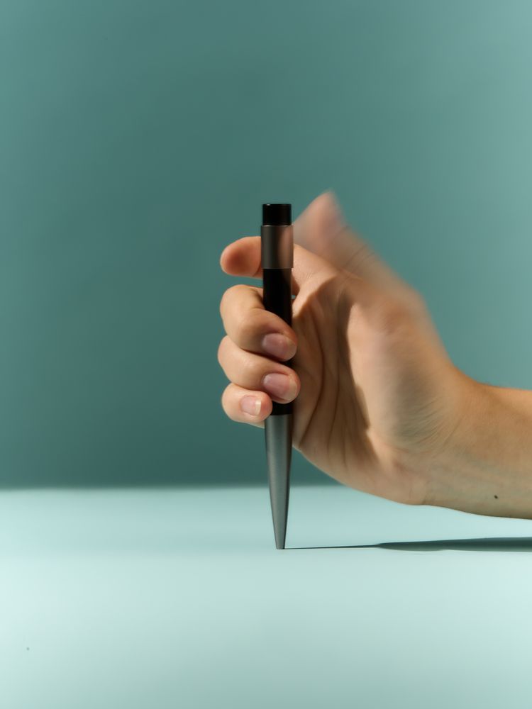 Ручка-спиннер Spintrix, серая-5