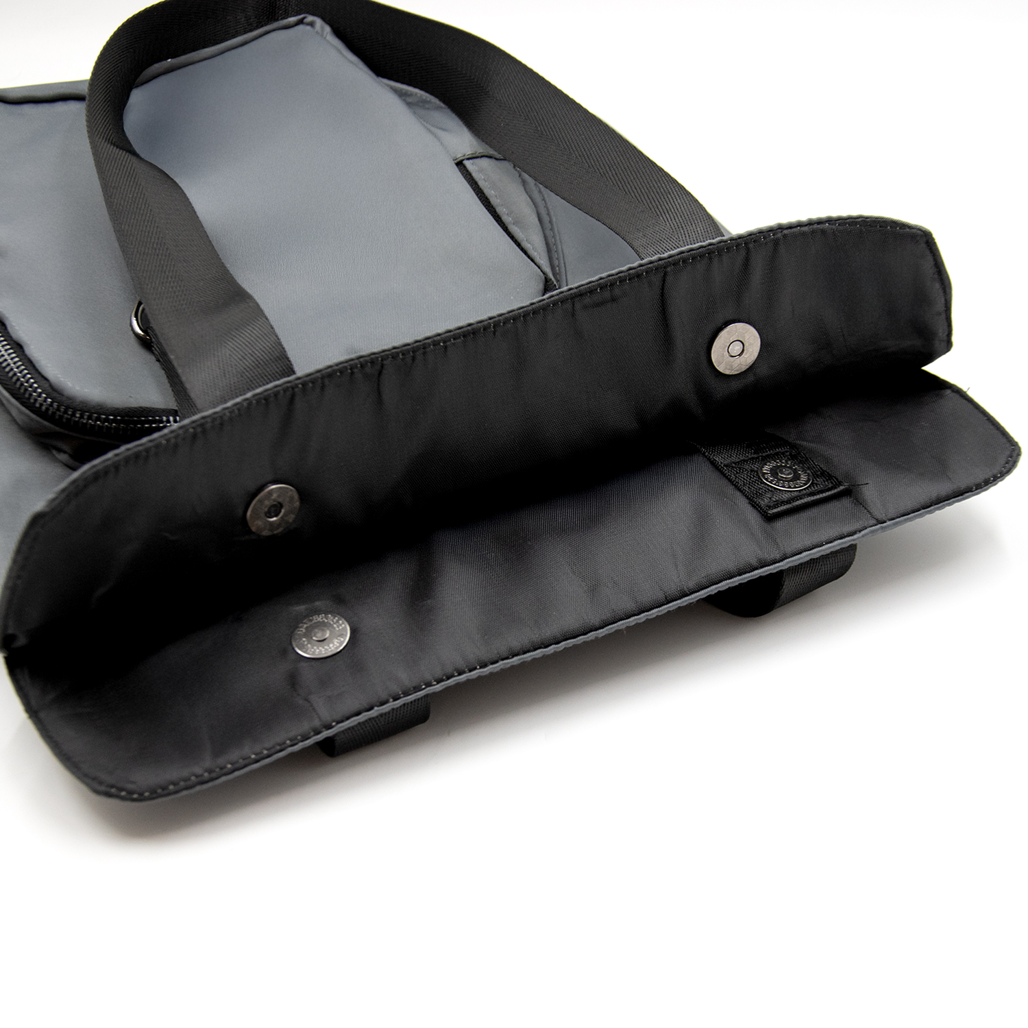 Шоппер Superbag Pocket (серый с черным)-3