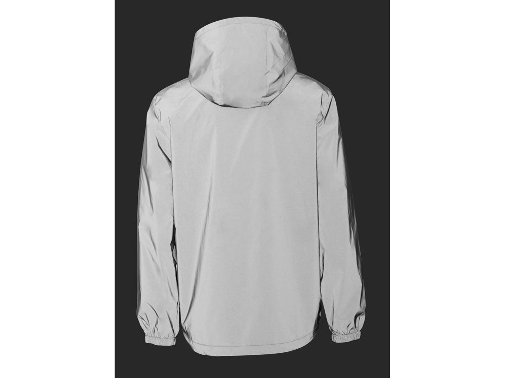 Ветровка светоотражающая 2XL, серебристый-10