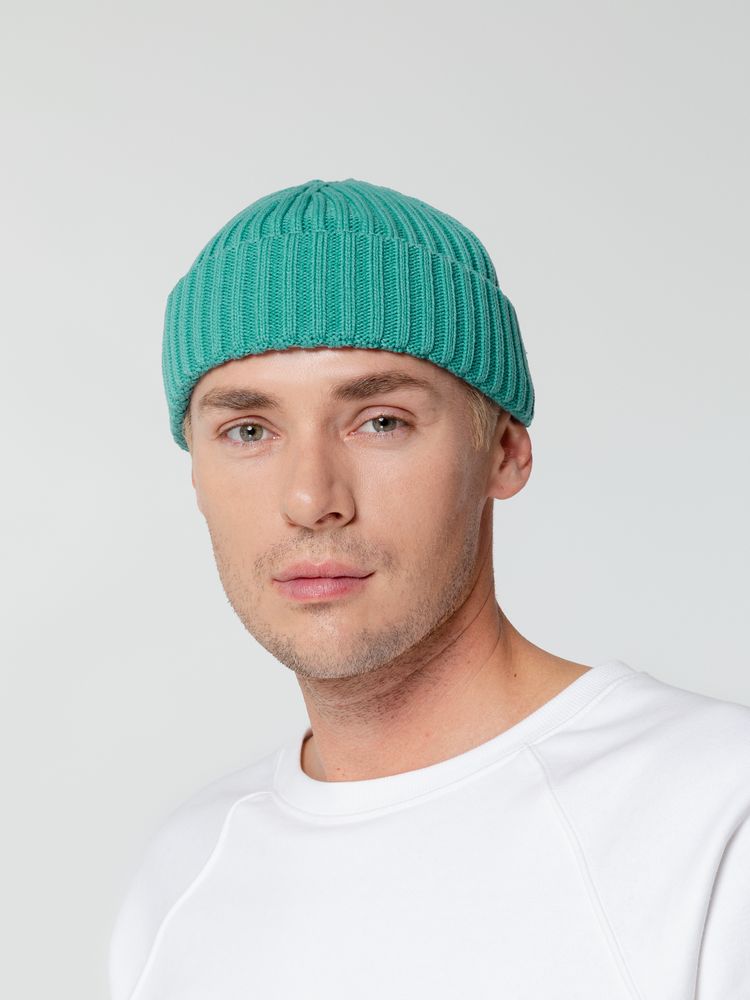 Шапка Hipsta, бирюзовая (тиффани)-2