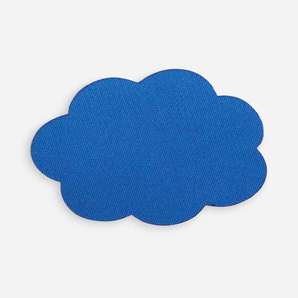 Наклейка тканевая Lunga Calum, L, синяя-1