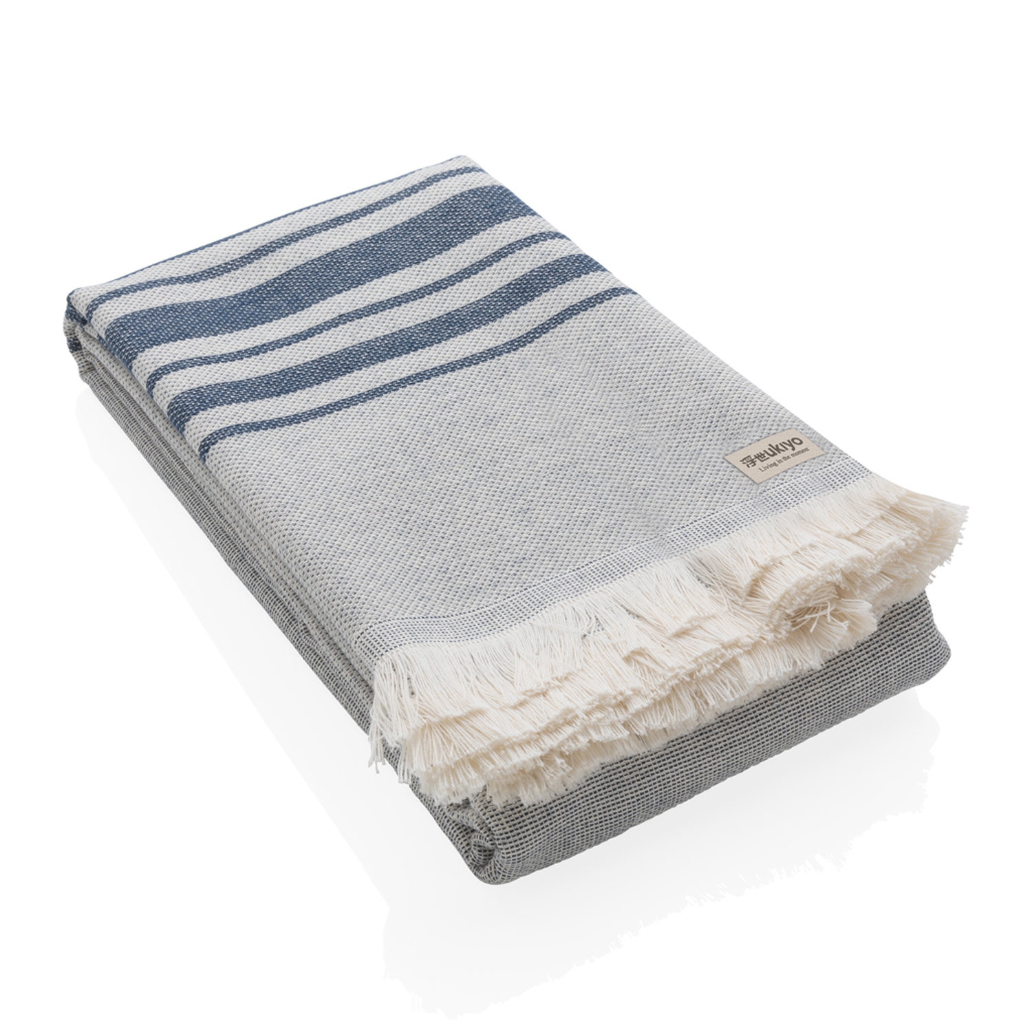 Накидка Ukiyo Yumiko из переработанного хлопка AWARE™, 100x180 см-0